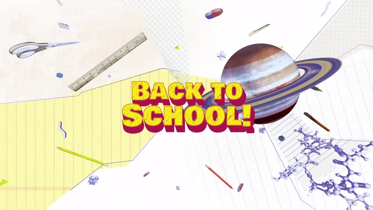 Back To School Promo 青春活力校园风格AE模板 -