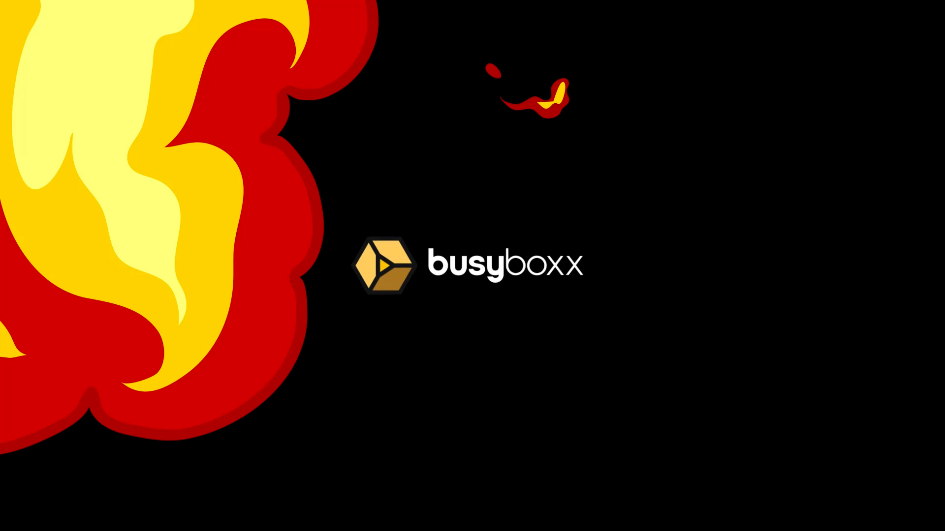 BusyBoxx – V06 Comic FireFX 高品质 4K 漫画烟雾火焰效果 -