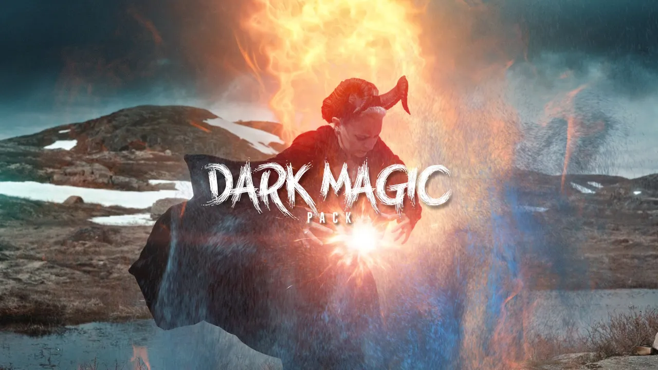 BIGFILMS - DARK MAGIC Pack 魔法的力量 能量 法术 火焰 220多种4K魔法效果 -