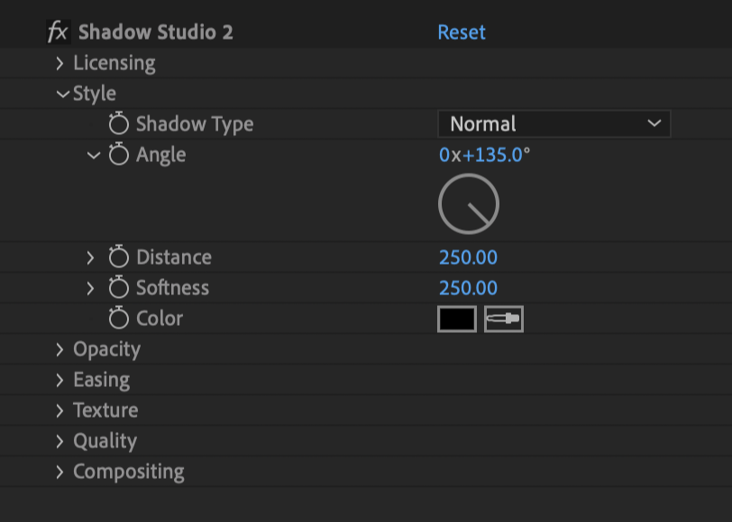 Shadow Studio 2 模拟阴影终极工具AE插件 -