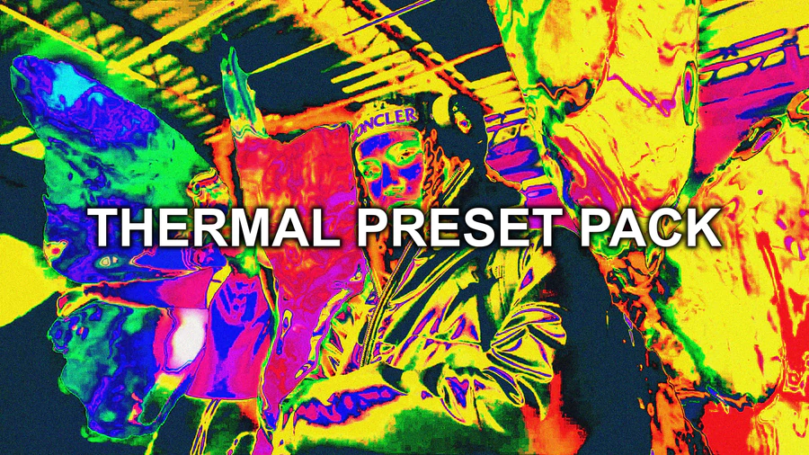 Bryan Delimata - 热成像效果PR预设 AE预设 THERMAL PRESET PACK -