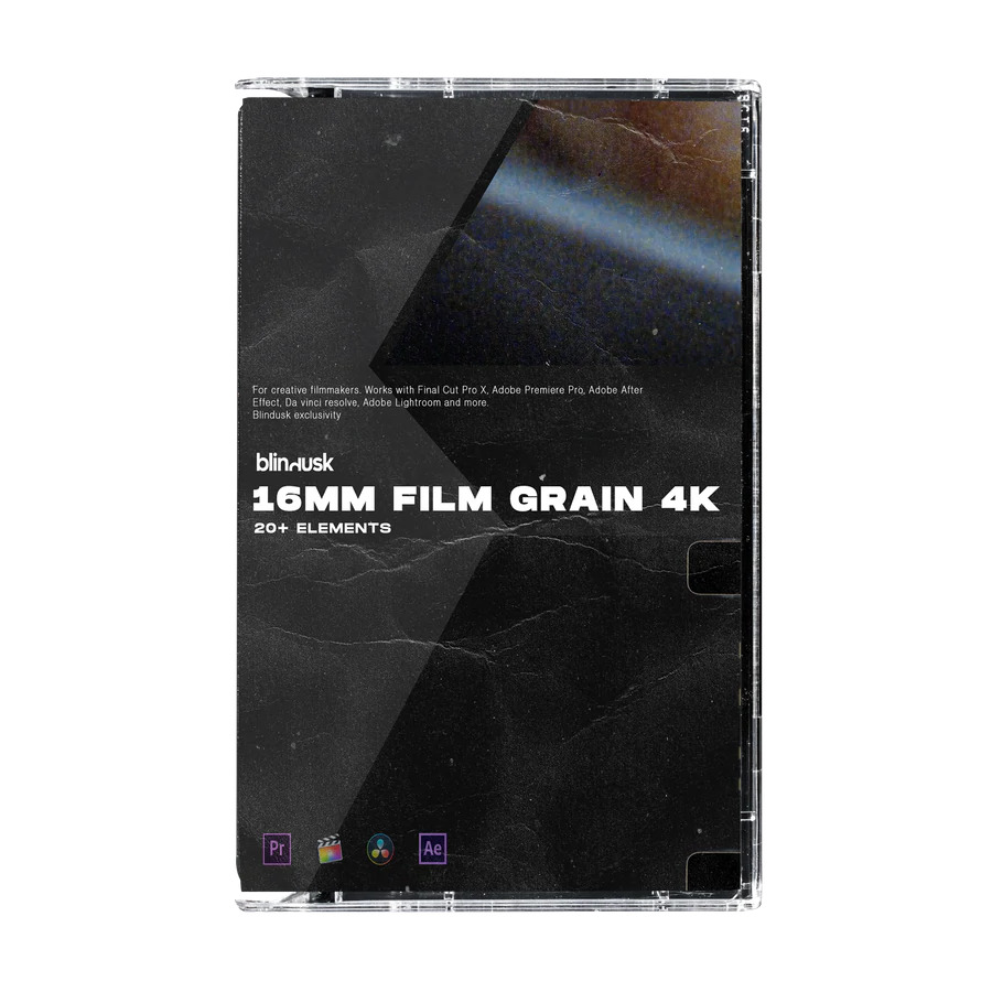 Blindusk 16mm FILM GRAIN 4K胶片颗粒效果 -