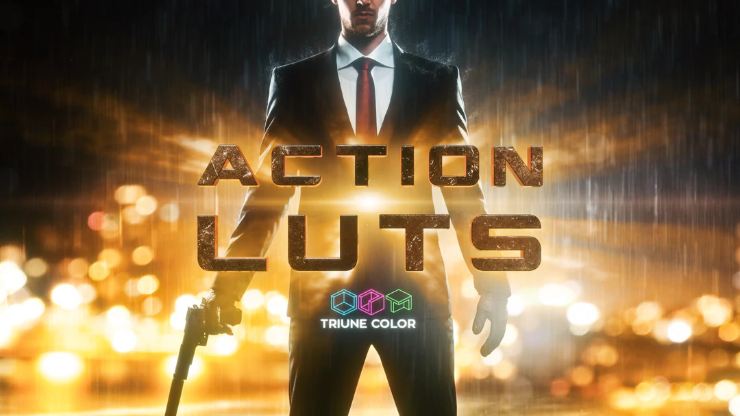 ACTION FILM LUTS 30个动作类型电影启发 LUT和LR预设 -