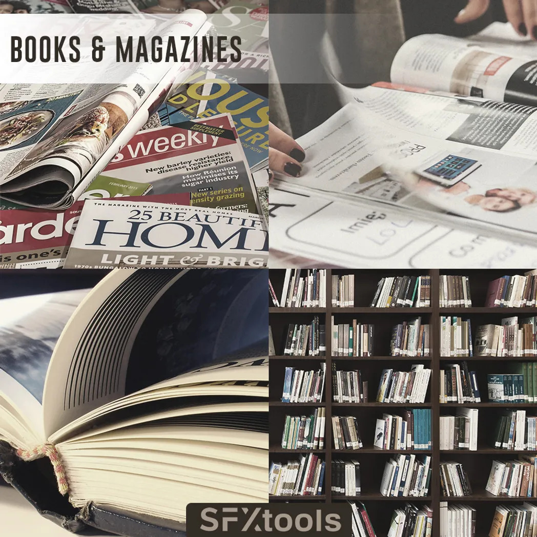 276个高质量SFX书籍和杂志声音库WAV格式 Books & Magazines SFXTOOLS -