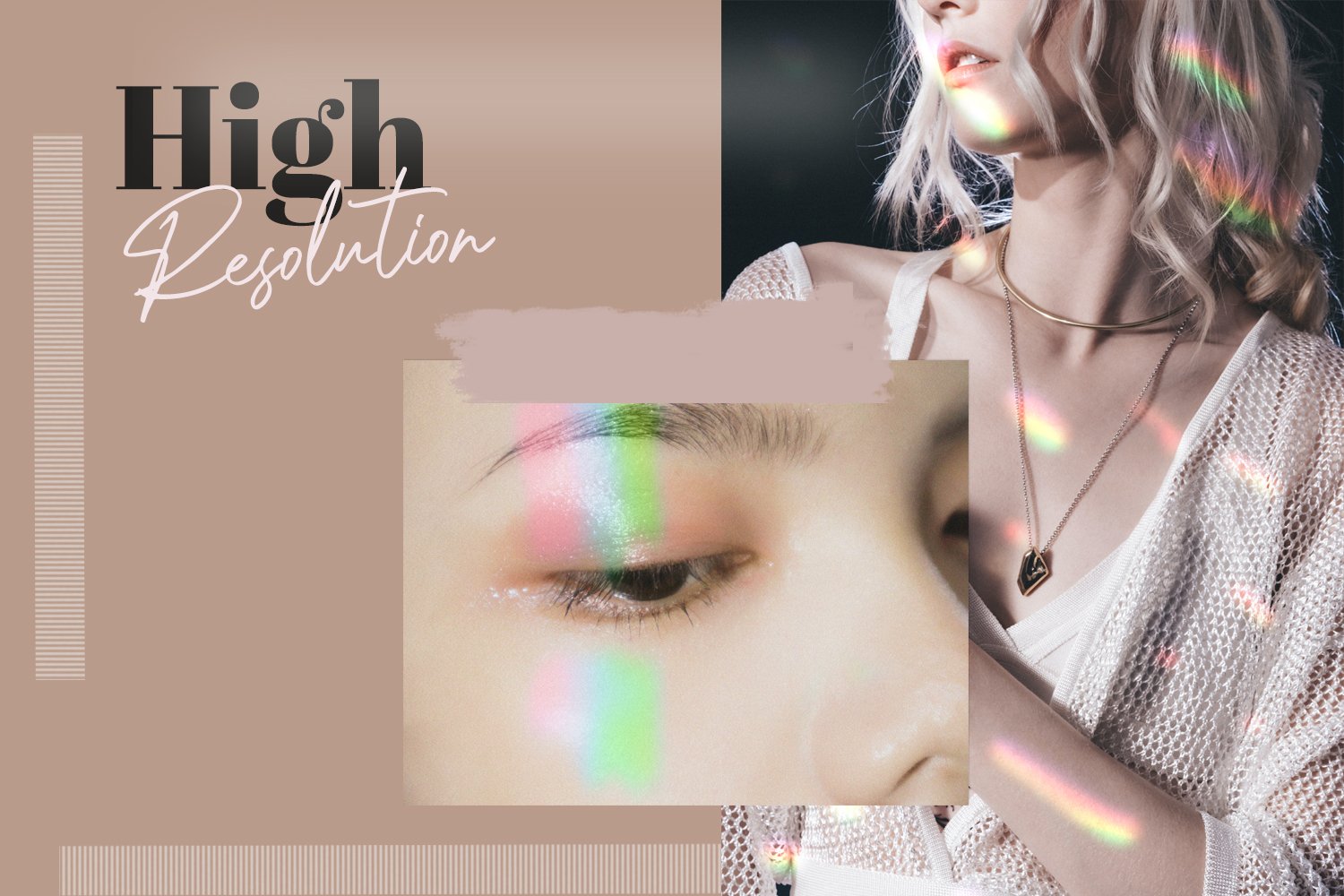 Prism Light Leak Overlays 45种摄影后期棱镜漏光覆盖 -