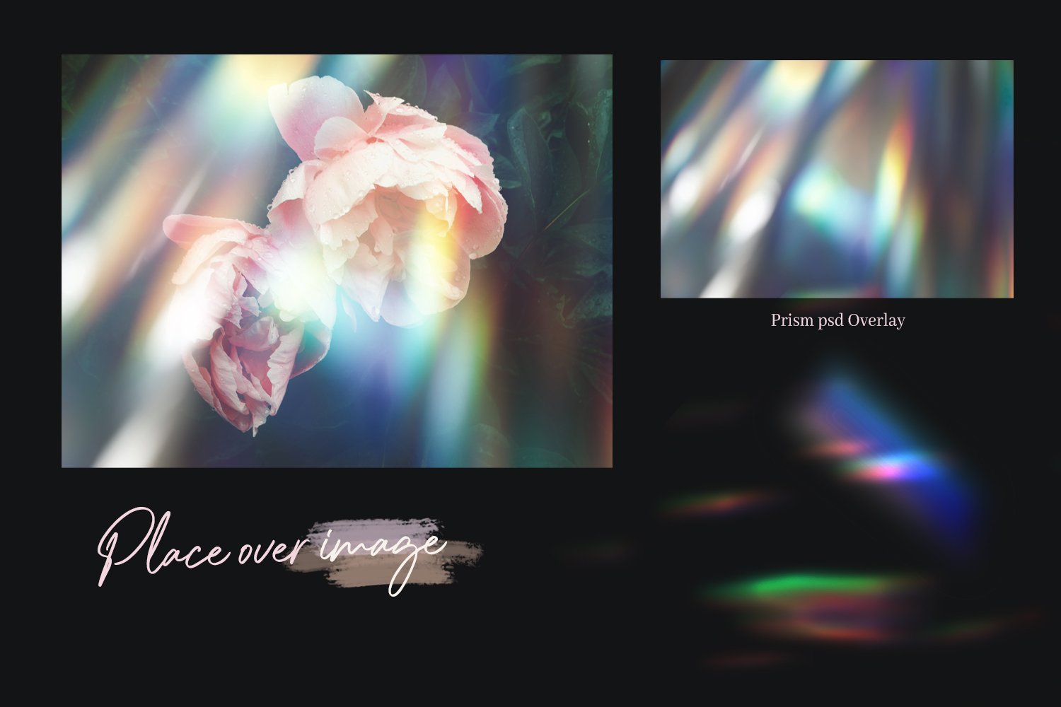 Prism Light Leak Overlays 45种摄影后期棱镜漏光覆盖 -