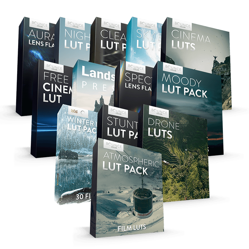 The Complete Filmmaking Bundle LUTs & Lens Flares 13组电影制作套装LUT 和 4K 镜头光晕捆绑包 -