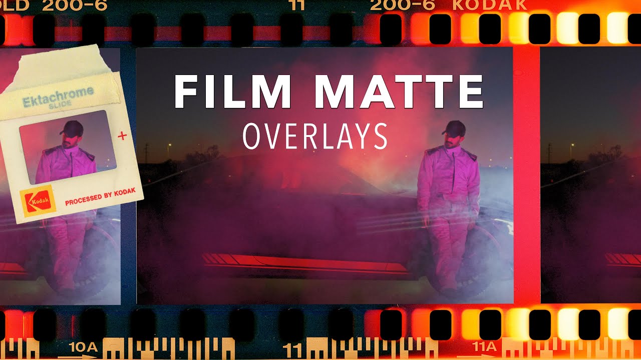 CinePacks Film Matte FX 200种胶片哑光电影框架、胶片遮罩、过渡、取景器覆盖、分屏效果 -