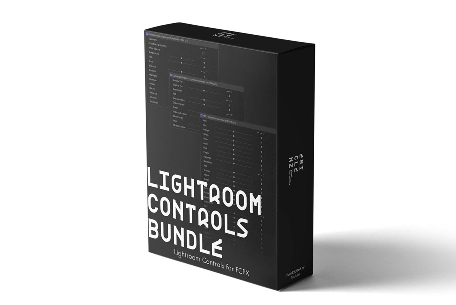 FCPX插件 - FCPX界面Lightroom风格滑块调色插件 Lightroom Controls for Final Cut Pro X - Bundle -