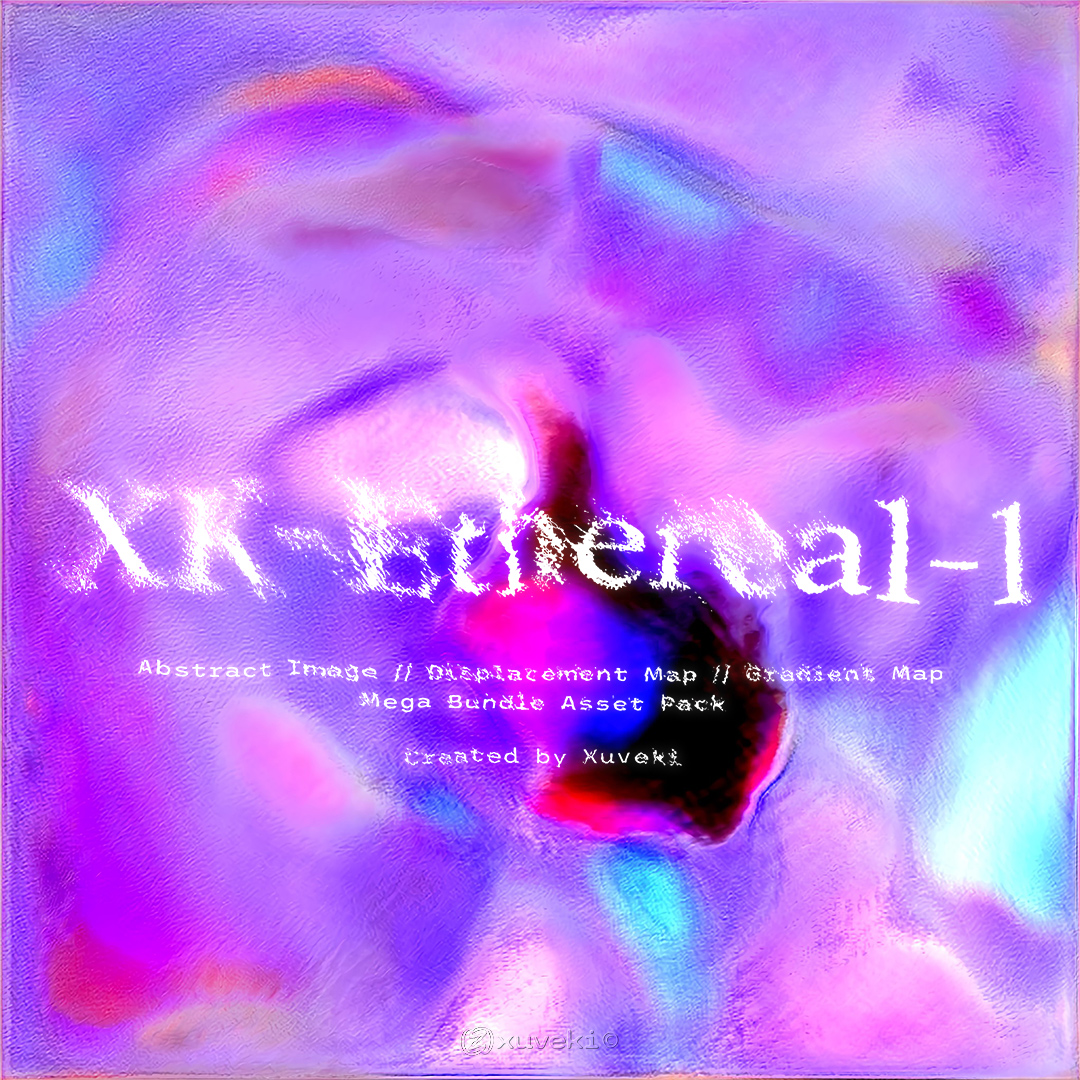 190个高质量抽象的扭曲2D视觉渐变贴图XK-ETHEREAL-1（5038） -