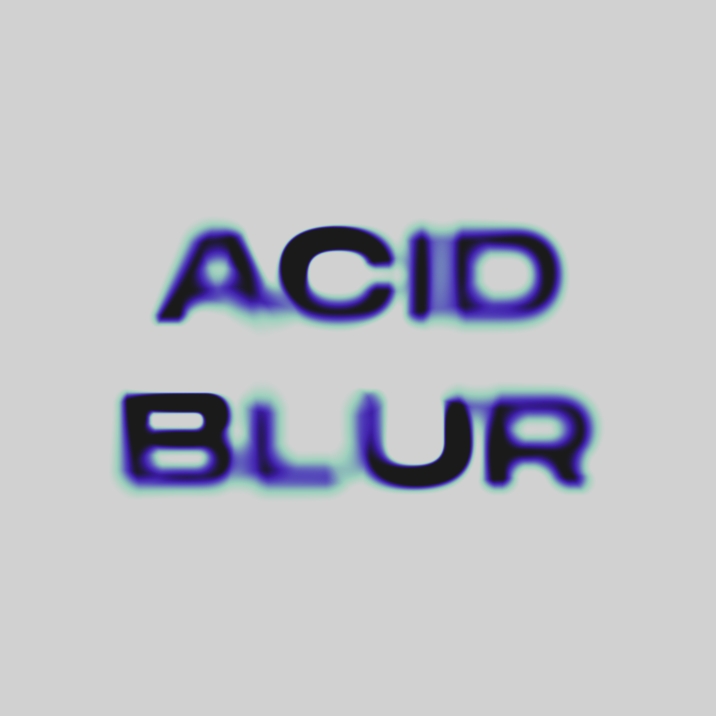 HVNTER 酸性模糊变体模型 ACID BLUR MOCKUP（5091） -