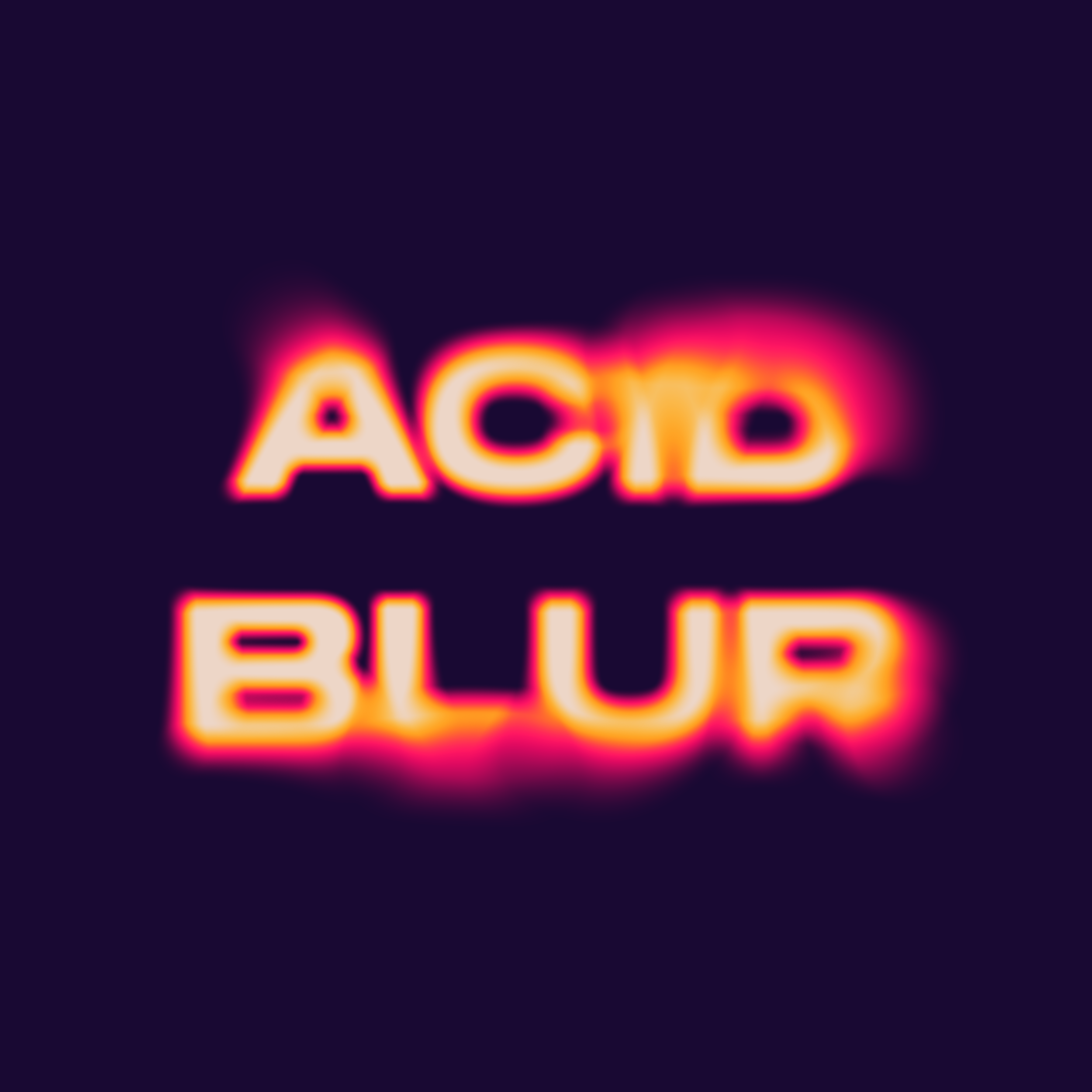 HVNTER 酸性模糊变体模型 ACID BLUR MOCKUP（5091） -