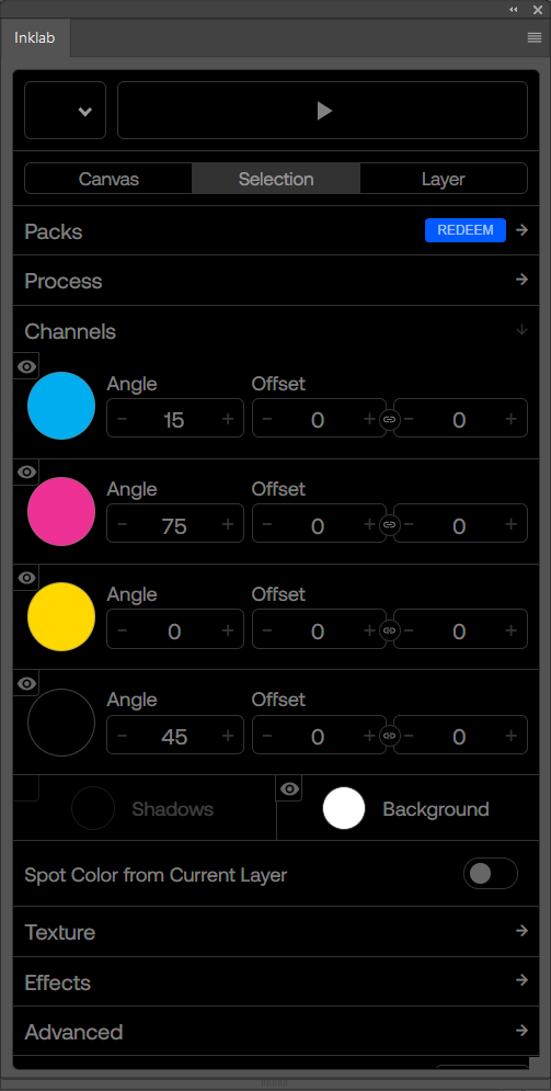 Blkmarket 一键式完全可定制墨迹颜色打印效果PS插件  INKLAB XL + Presets v1.0.3（5230） -