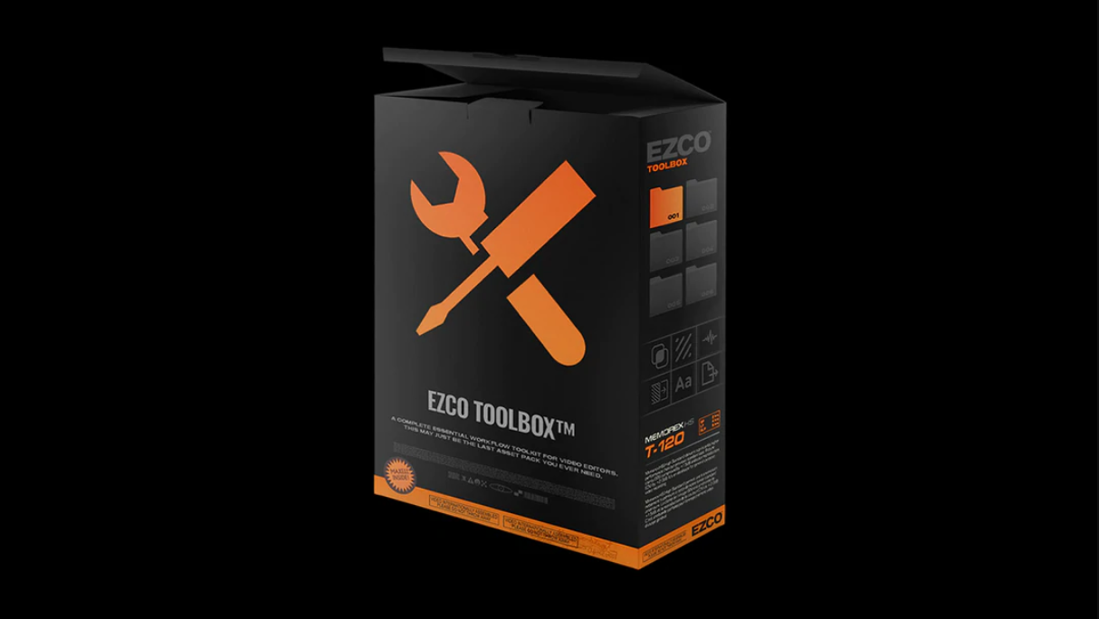 EZCO 70多种复古视觉颜色纹理图形音频过渡迷你大师包 TOOLBOX™（5233） -