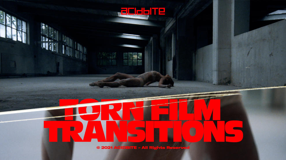 Acidbite 8种高质量4K扫描胶片手工纹理撕裂电影转场过渡 TORN FILM TRANSITIONS（3464） -