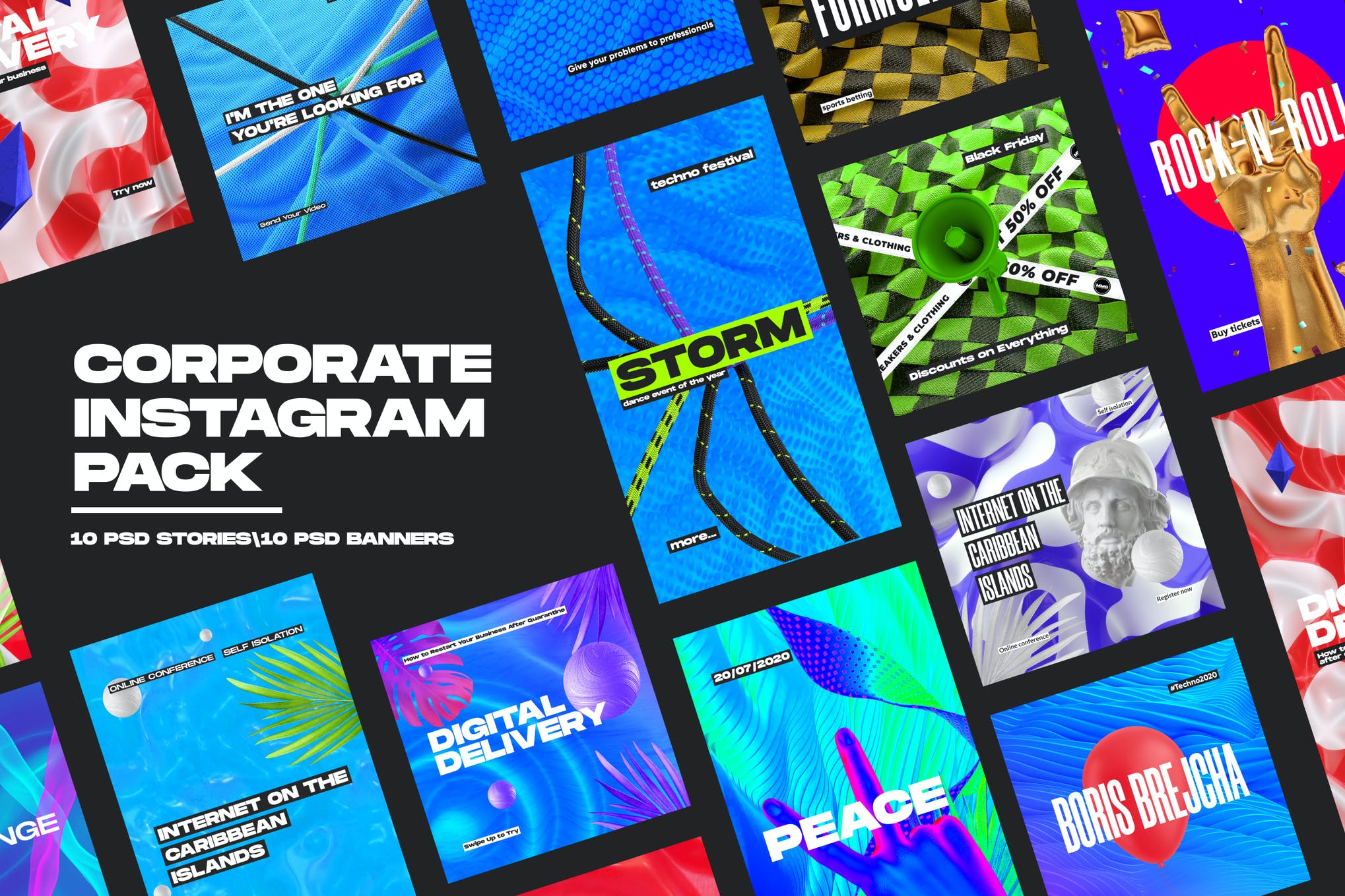 MotionMediaGroup Modern Instagram Pack（4706） -