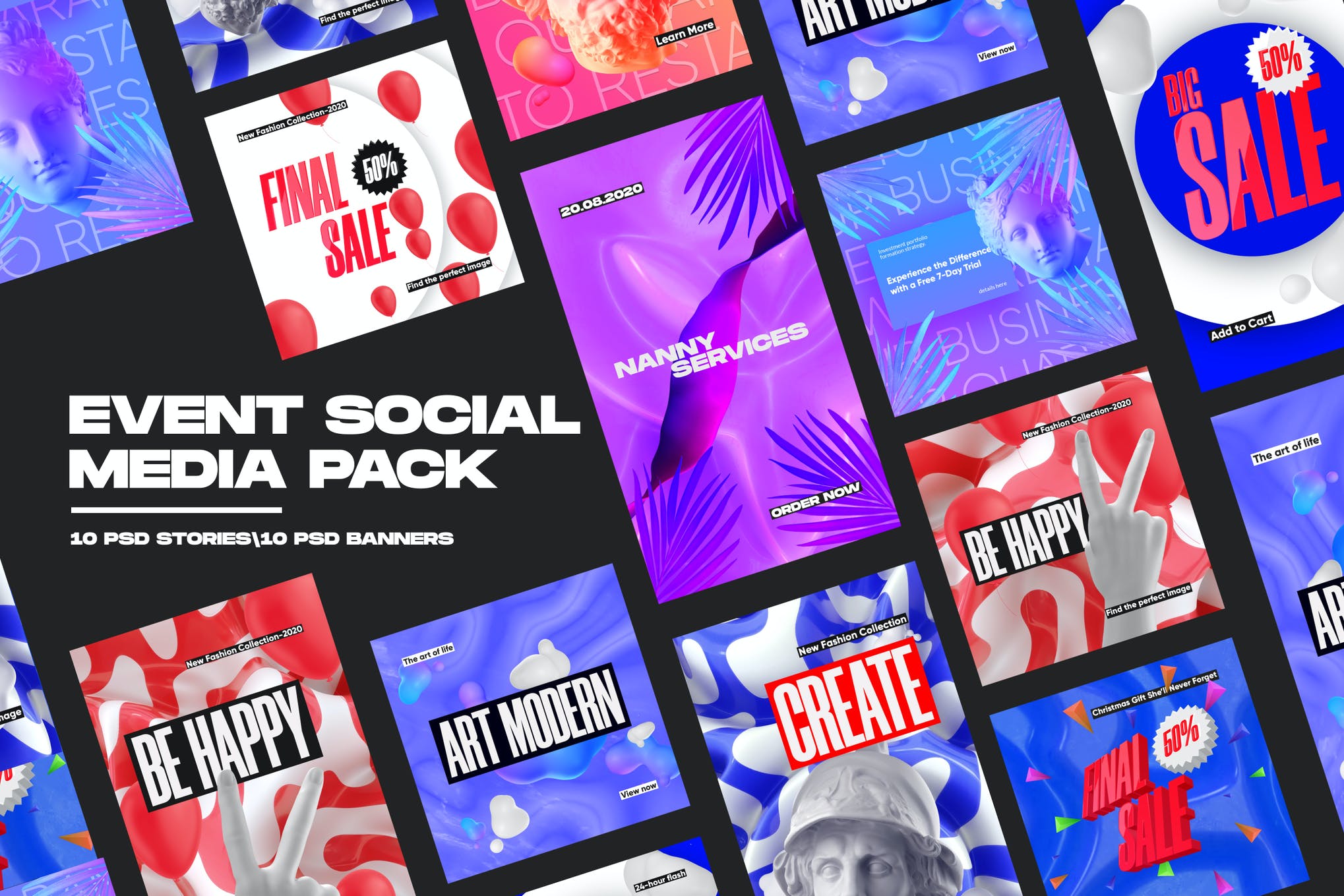 MotionMediaGroup Event Social Media Pack（4712） -