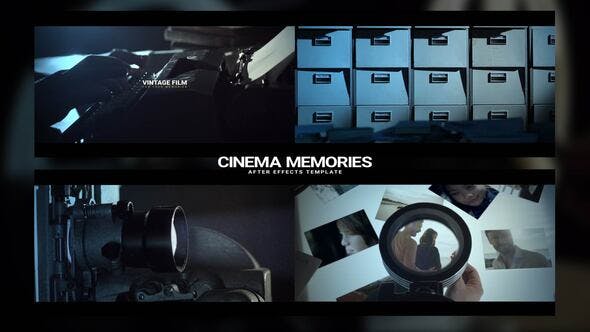 复古逼真老电影放映机情感婚礼回忆录 Cinema Memories（4847） -