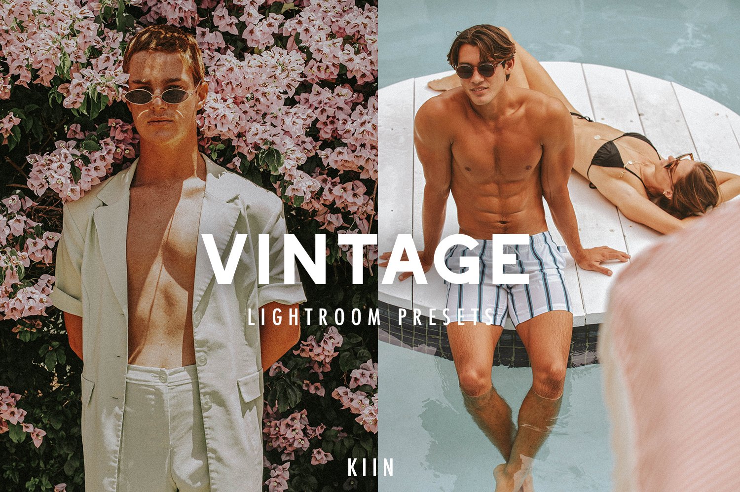 夏季潮流经典胶片复古老照片LR预设 7 VINTAGE FILM LIGHTROOM PRESETS（3988） -