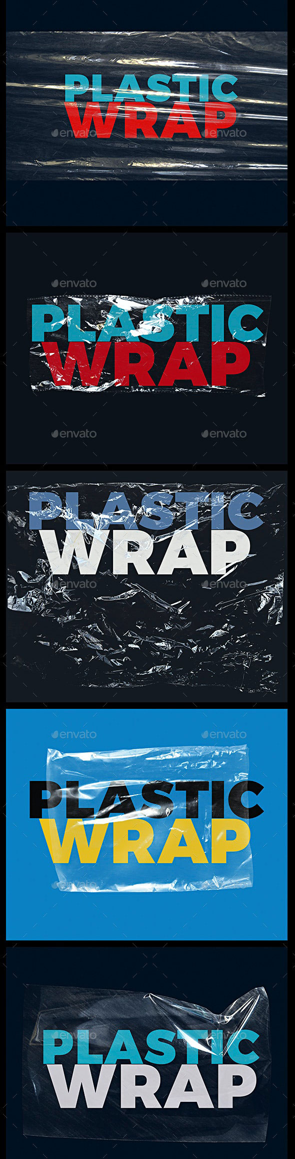 潮流保鲜膜塑料叠加覆盖纹理 Plastic Wrap Overlay Texture（3993） -