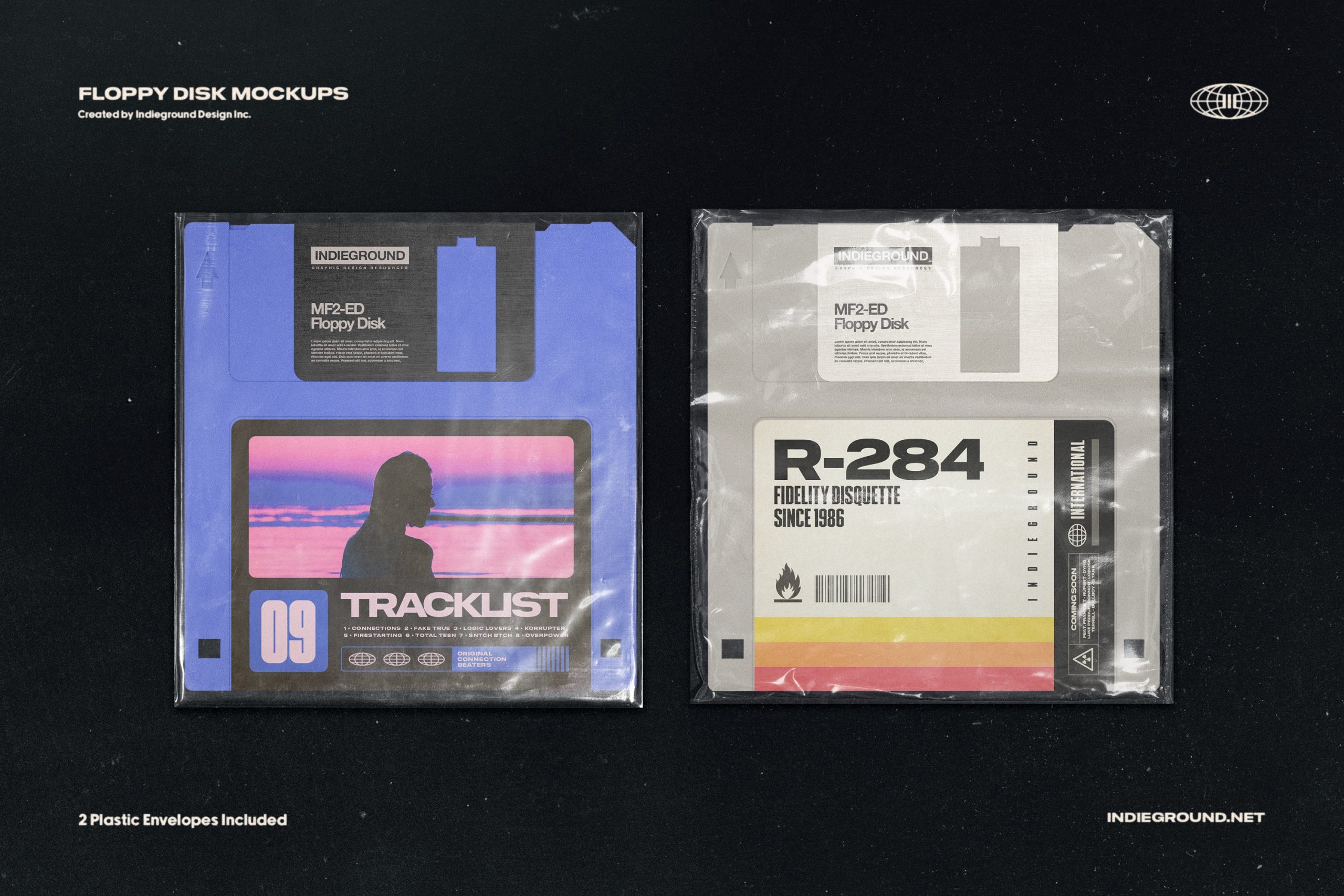 8个潮流复古软盘PSD模型 Floppy Disk Mockups（4012） -