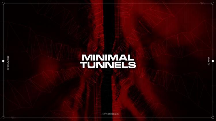 Steven McFarlane 30多个黑白高级潮流电影隧道无缝循环场景VJ纹理视频素材 Minimal Tunnels（4034） -