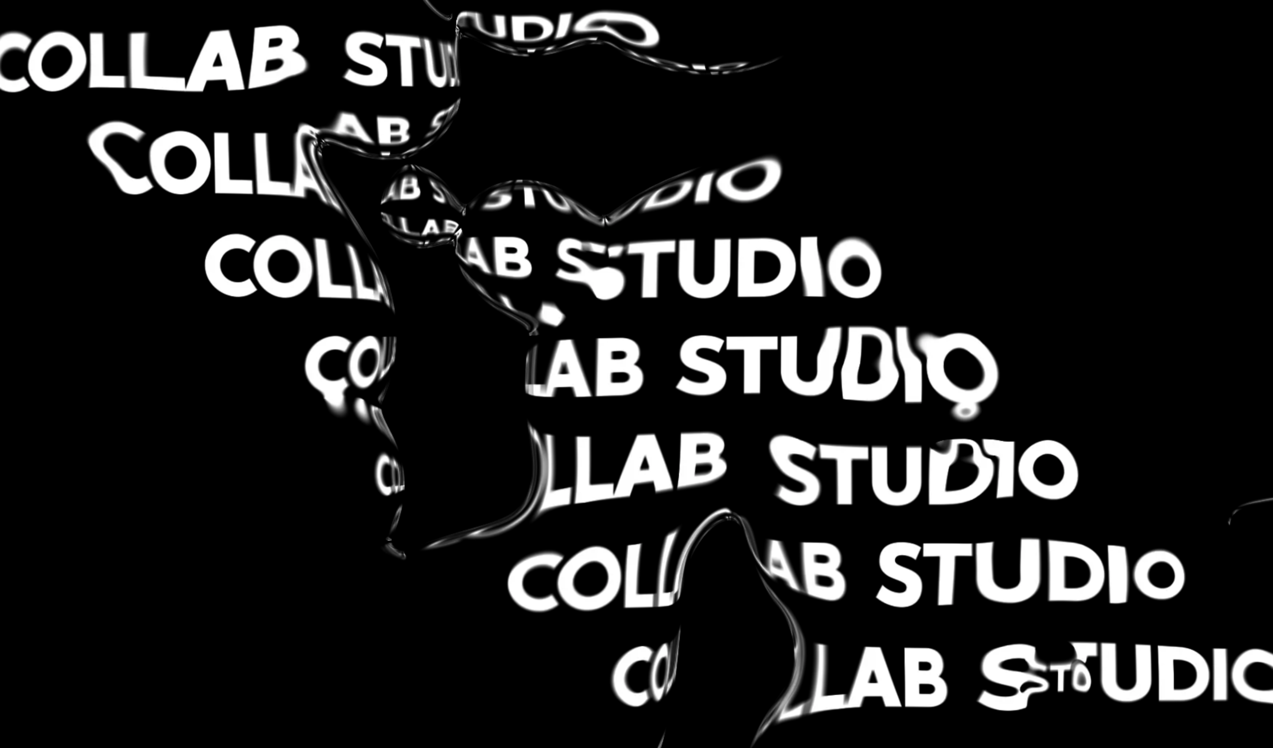 Collabstudio 抽象几何体未来感高级动力学错版文字排版工具包（4150） -