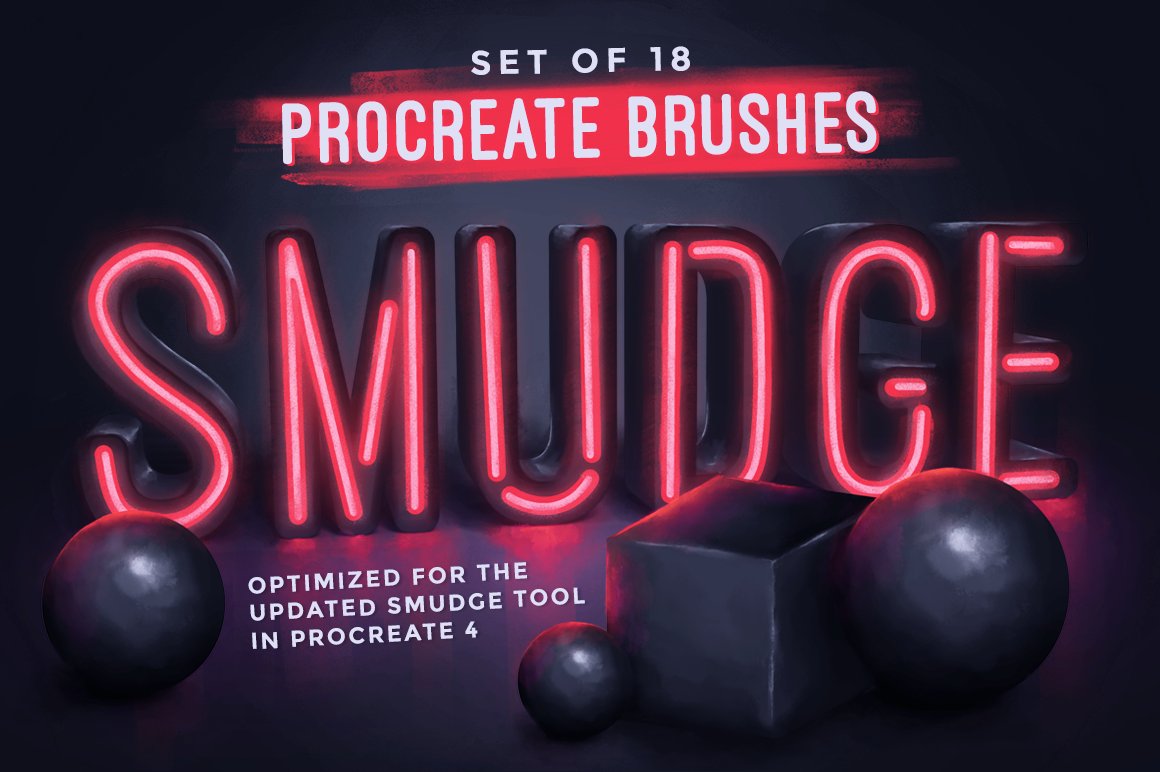 400多款多种媒介风格画笔iPad Procreate笔刷套装 Procreate Brushes Bundle（4230） -