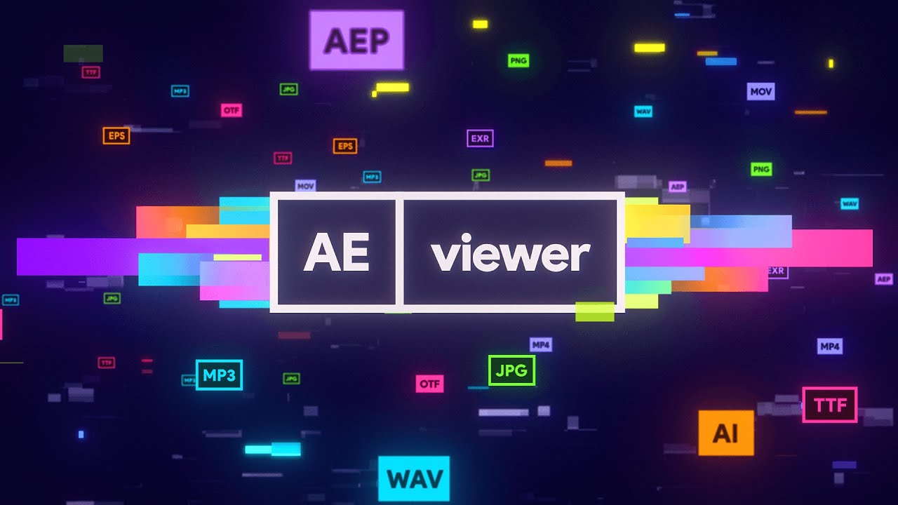 AE插件：超强革命性AE素材媒体快速预览应用导入媒体浏览神器 AEviewerv1.7.1（4420） -