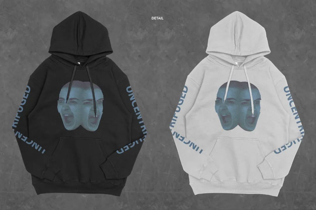 高分辨率逼真新潮嘻哈重棉套头衫连帽衫PSD模型 Heavy Cotton Pullover Hoodie Mockup（5117） -