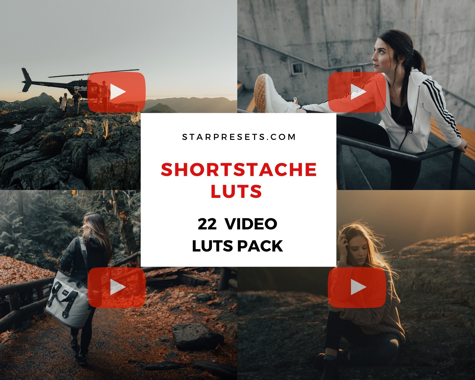 SHORTSTACHE LUTS – 22 VIDEO LUTS PACK（3079） -