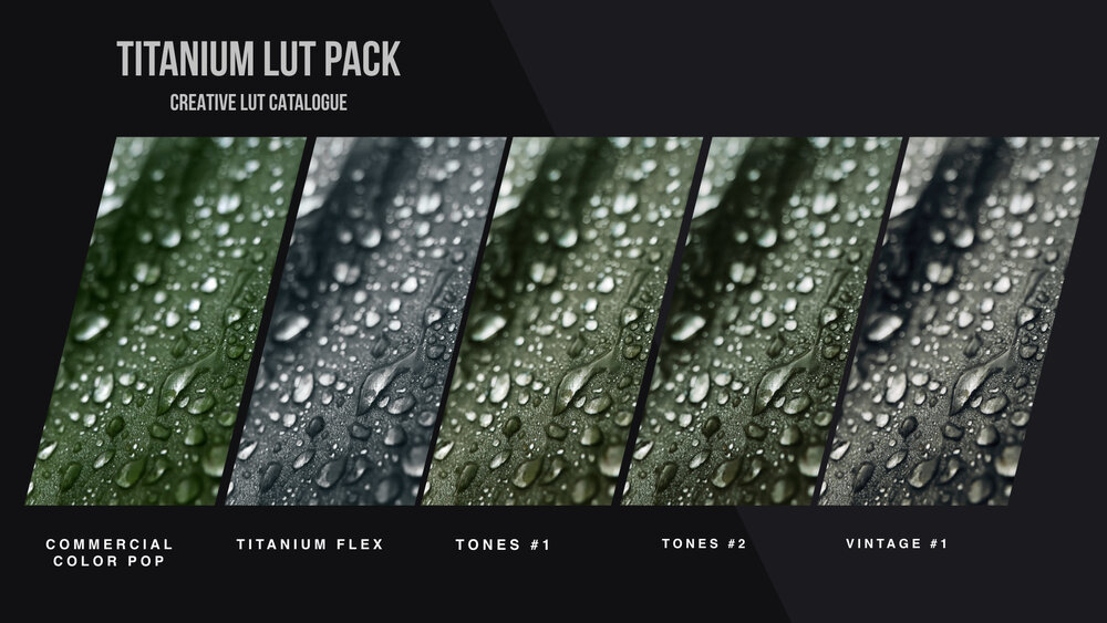 （精品）钛 专业级别电影镜头调色预设 Titanium LUT Pack (Master)（3098） -