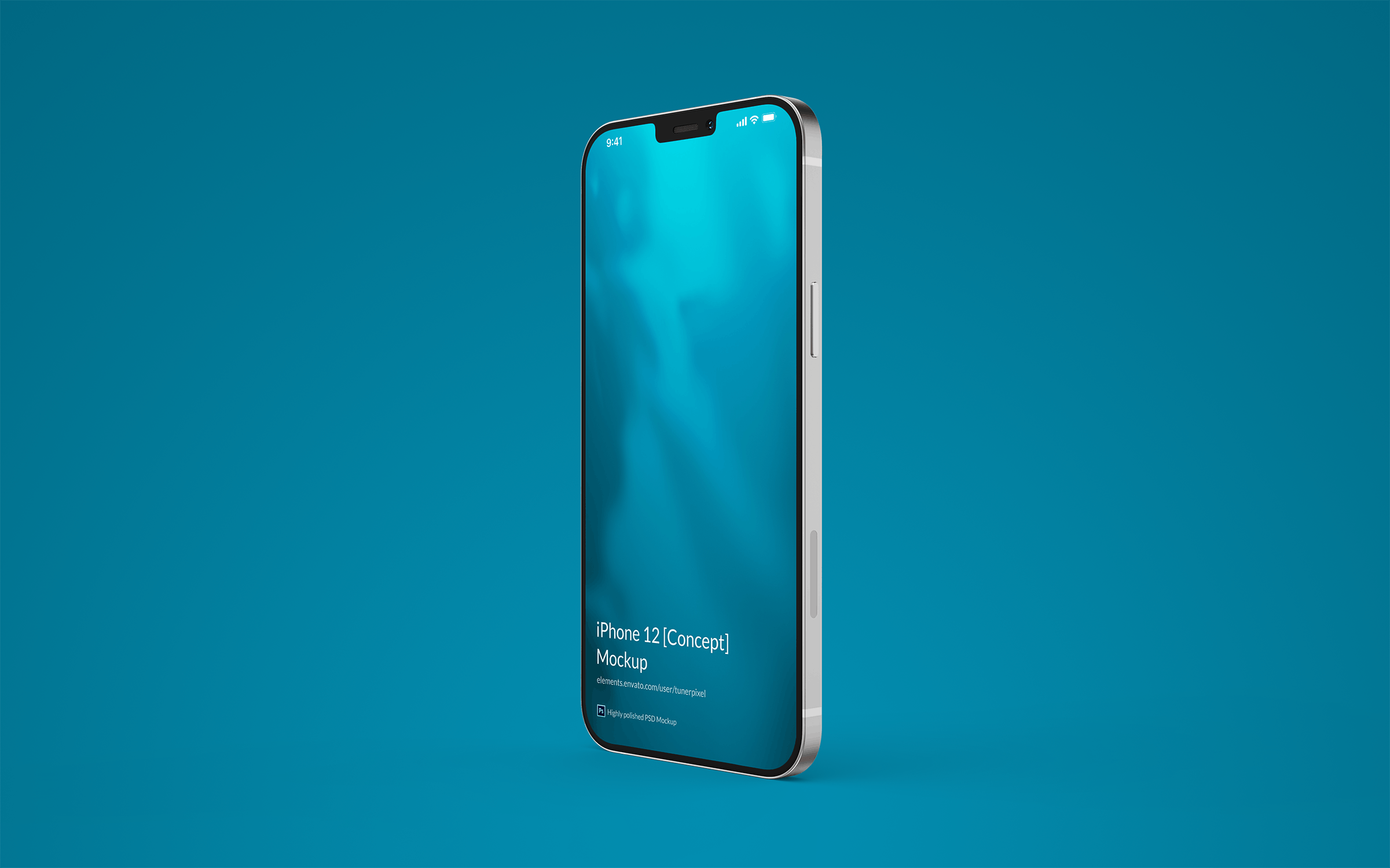 iPhone 12概念机屏幕演示样机模板1.0 iPhone 12 Mockup 1.0 (Concept)（3127） -