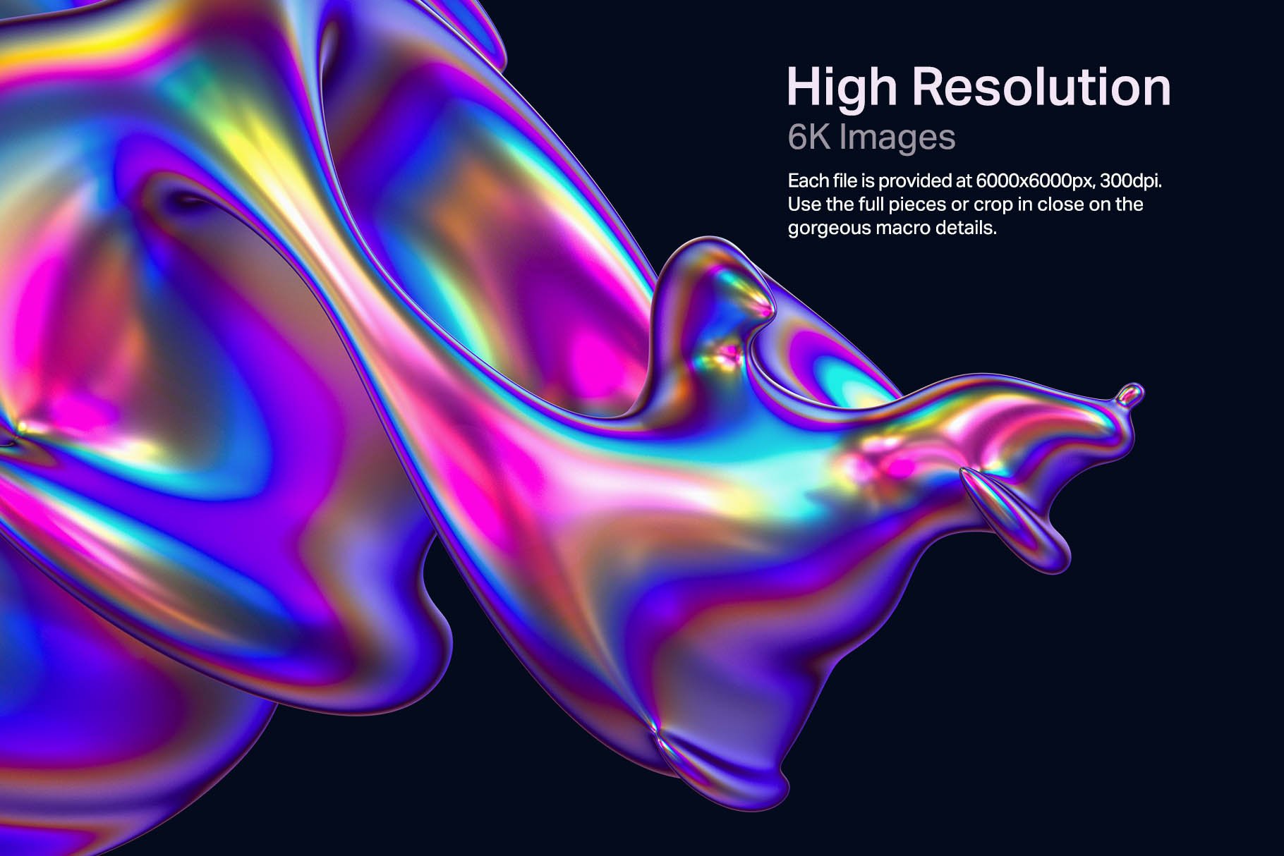 24+高级全息霓虹抽象旋风形状图案 Hyper Abstract Cyclone Shapes（3694） -