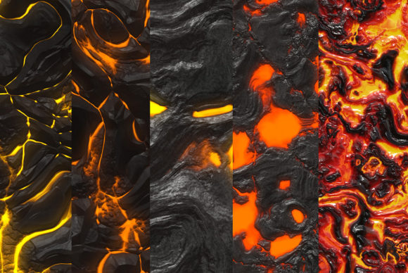 火和熔岩背景纹理素材 Fire and Lava Textures（3702） -