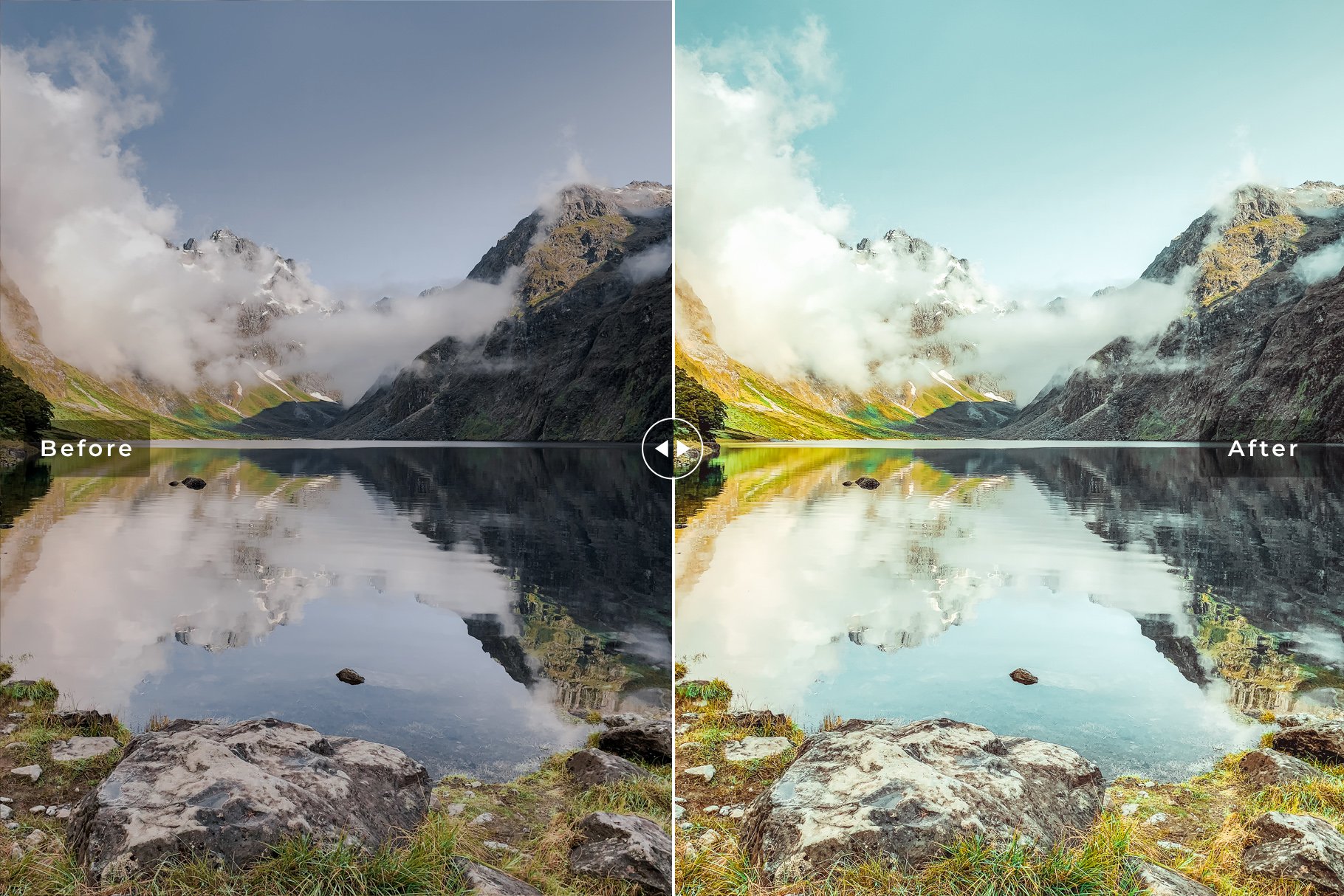 LR预设：高质量室外肖像风景旅行度 Fiordland Pro Lightroom Presets（3903） -