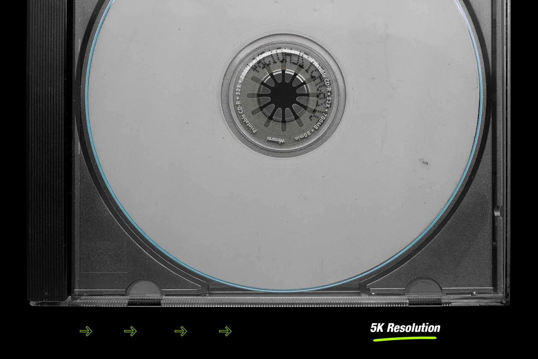 高分辨率CD盒样机 Distressed CD Jewel Case Mockup（3923） -