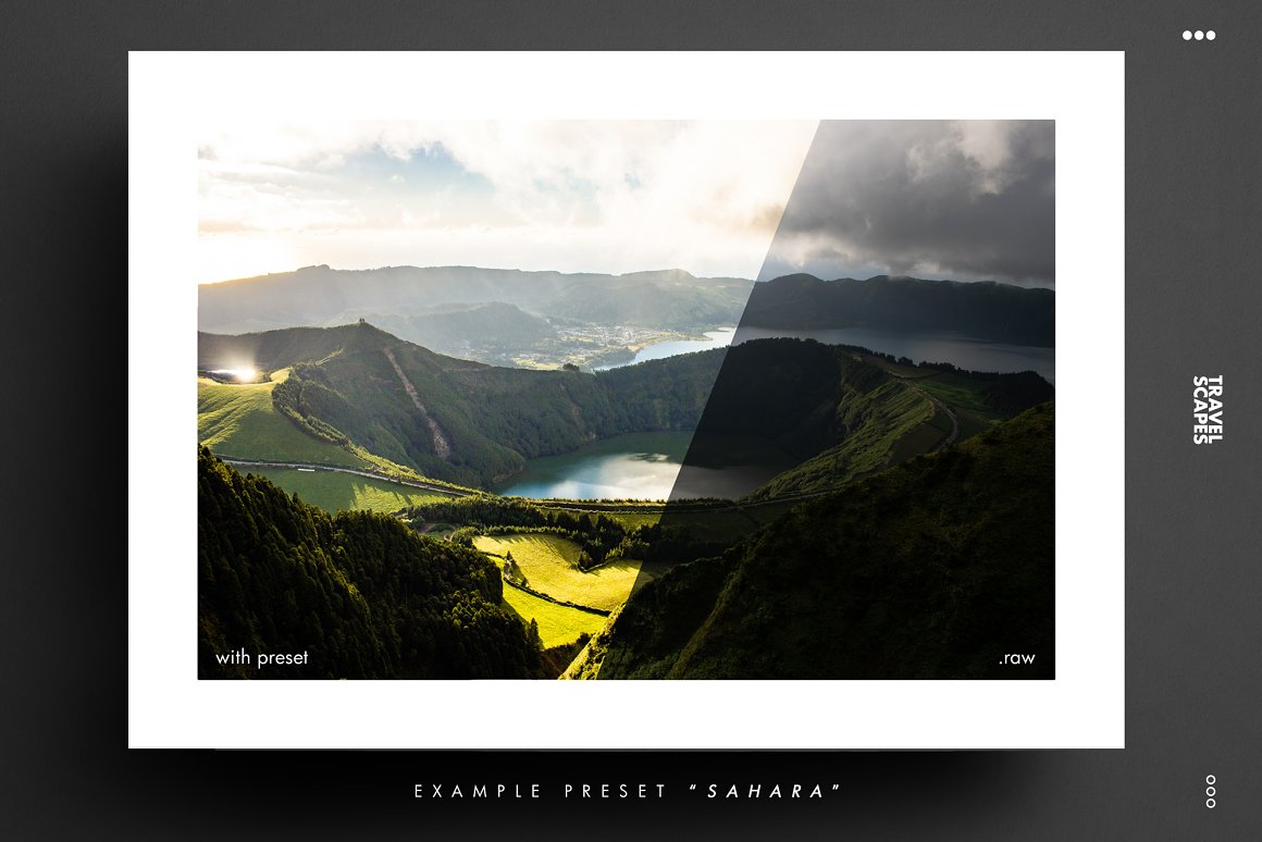 LR预设：现代复古模拟旅行照片Lightroom预设 TRAVEL SCAPES | LR Landscape Looks（3937） -