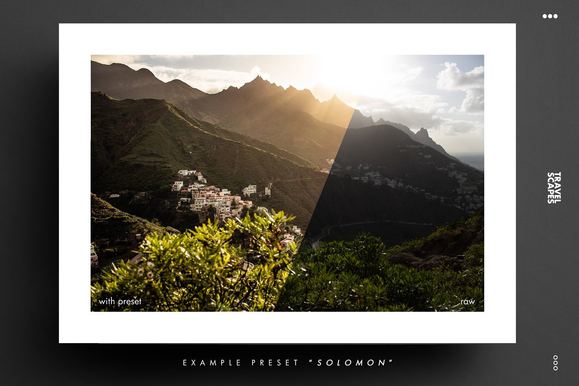 LR预设：现代复古模拟旅行照片Lightroom预设 TRAVEL SCAPES | LR Landscape Looks（3937） -