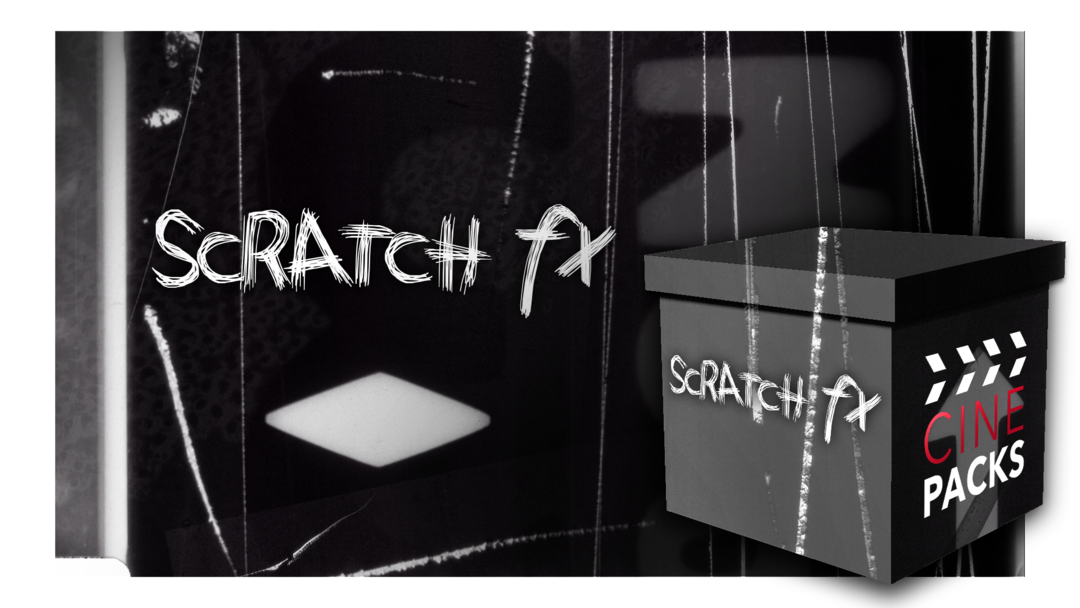 Cinepacks 复古做旧16mm真实胶片刮痕颗粒灰尘效果视频素材 Scratch FX（3381） -