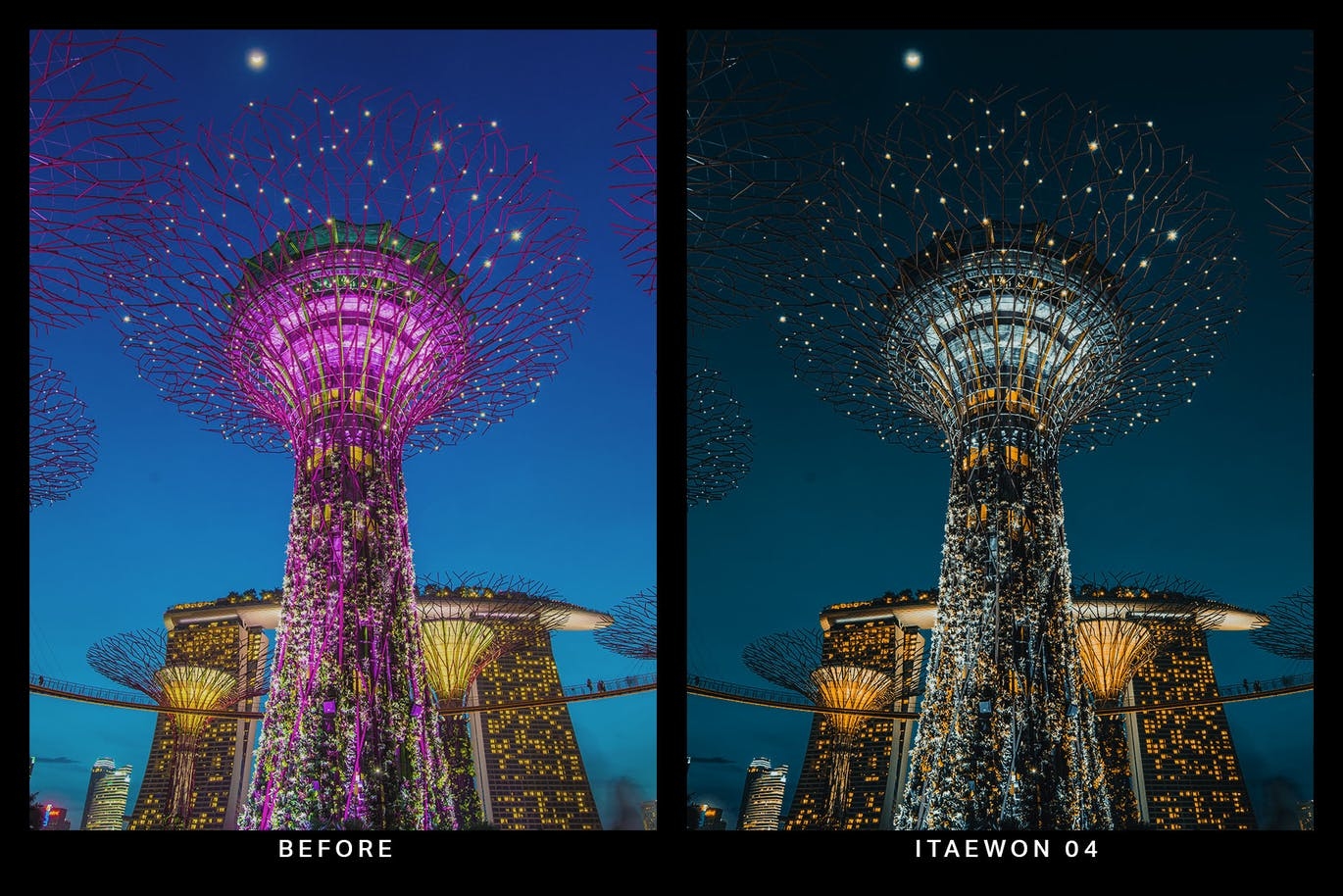 20个Blue Nights Lightroom预设和LUT（3443） -