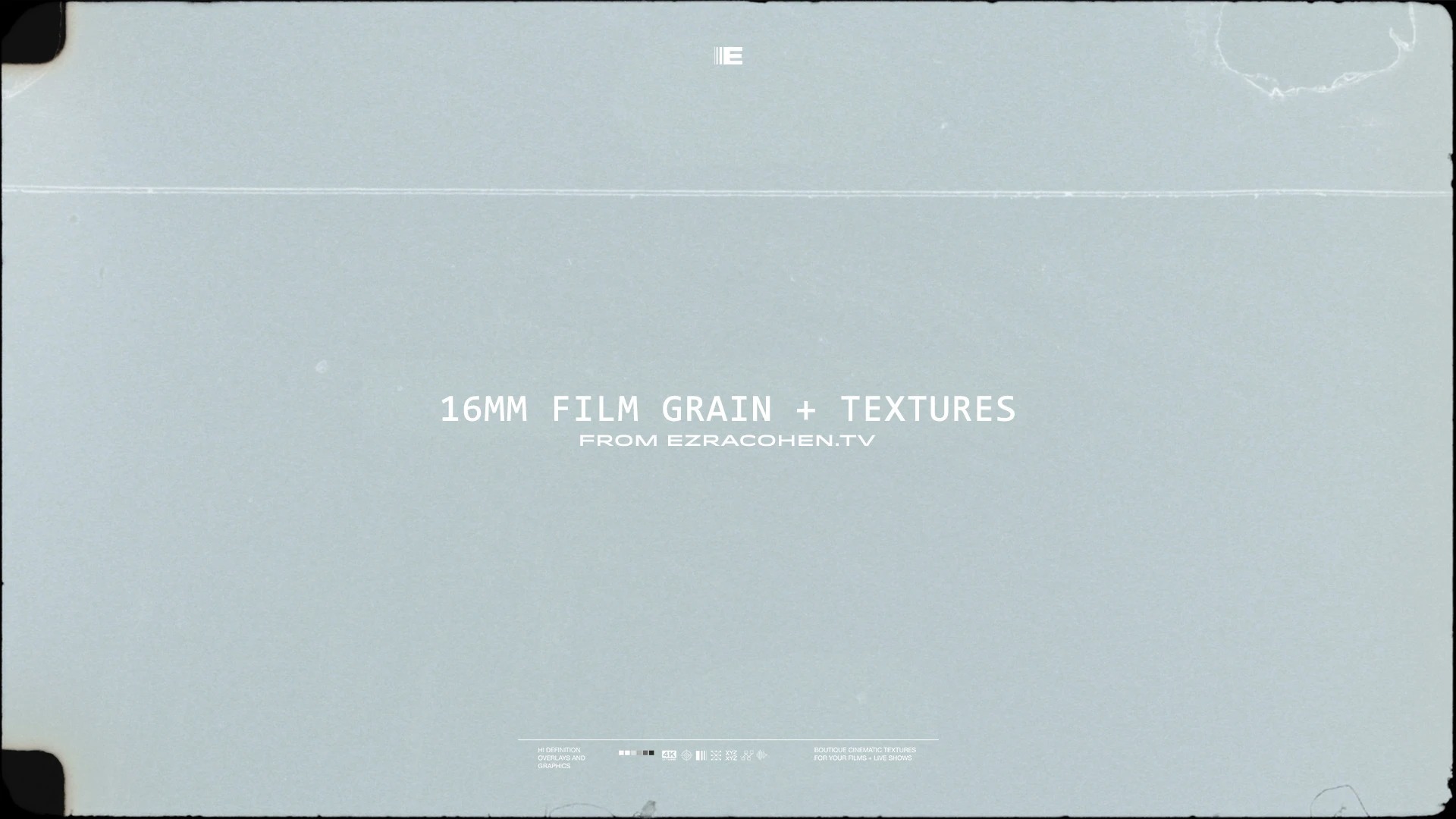 Ezra Cohen 16毫米胶片纹理颗粒覆膜包 16MM FILM GRAIN + TEXTURES（3482） -