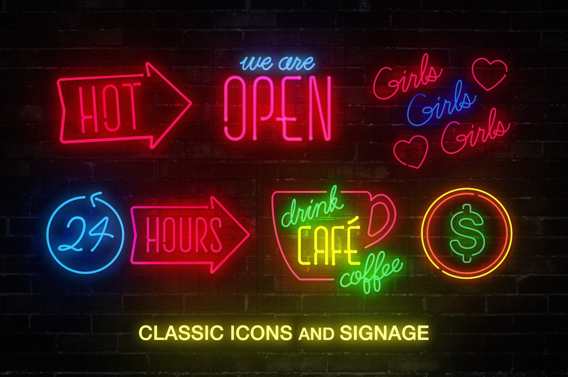 霓虹灯招牌 Neon Sign Collection: Volume One（3503） -