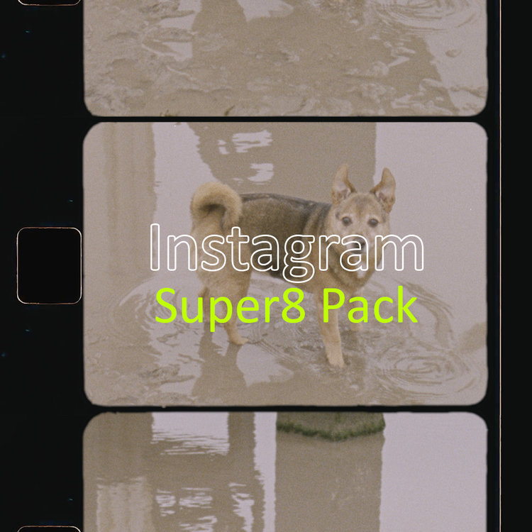 竖屏复古胶卷视频素材 INSTAGRAM-SUPER8 PACK（2767） -