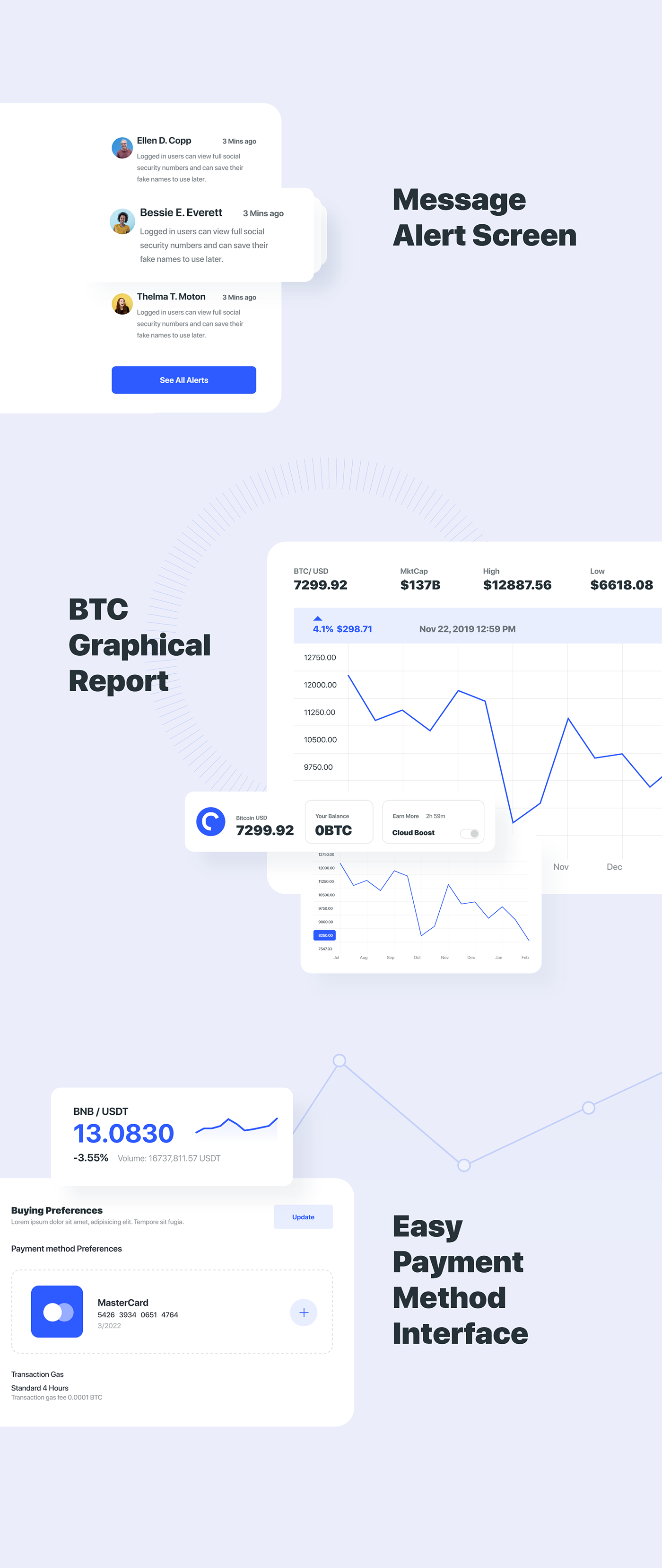 加密货币金融网站Web UI套件（3010） -