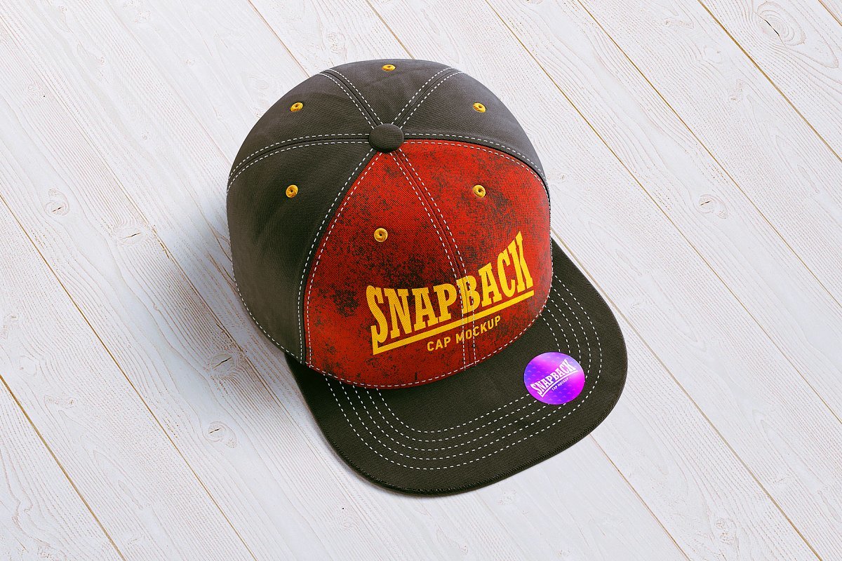 高品质Snapback帽子3D实体模型样机（2503） -