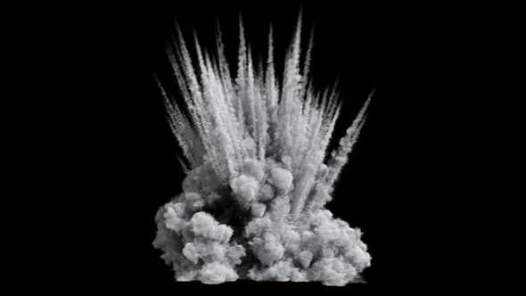 3D尘埃爆炸模拟影视素材 （2528） -