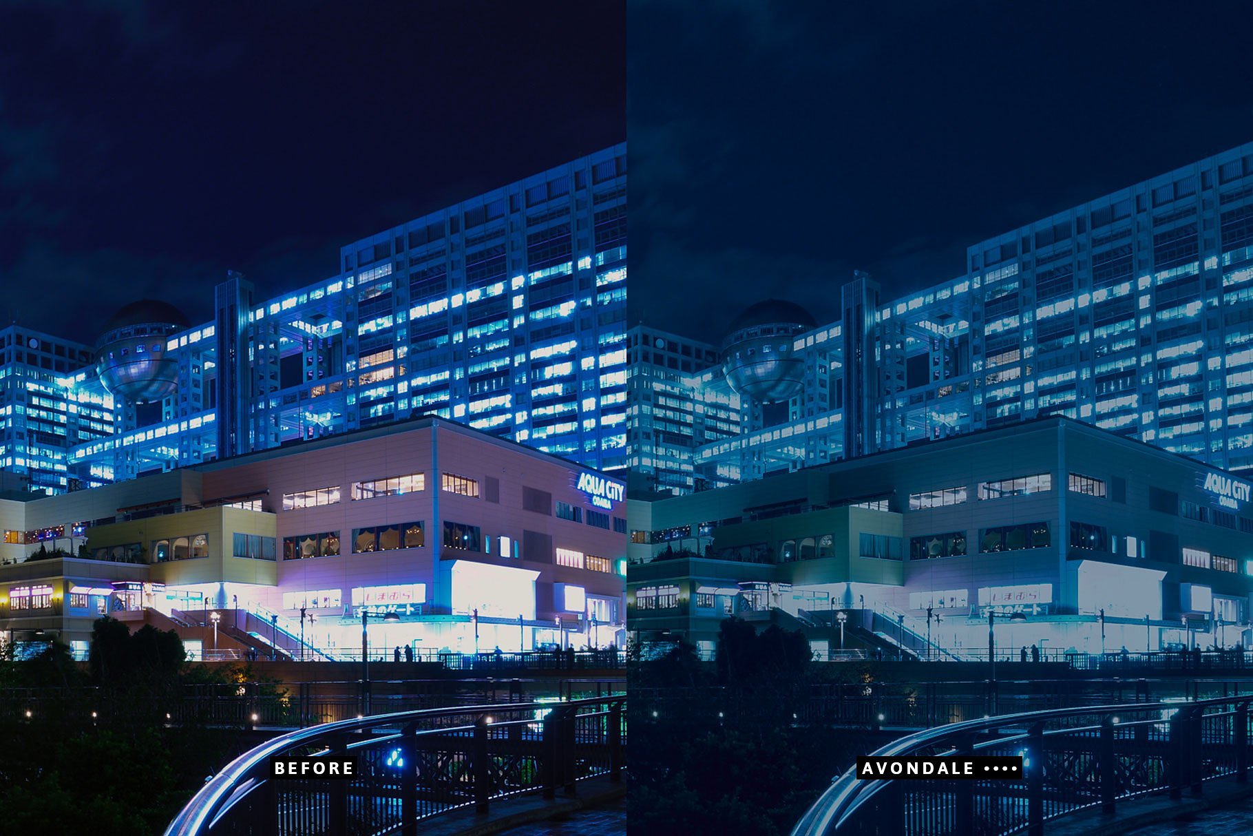 夜景照片效果处理LR预设 Midnight Lightroom Presets/Profiles（2205） -