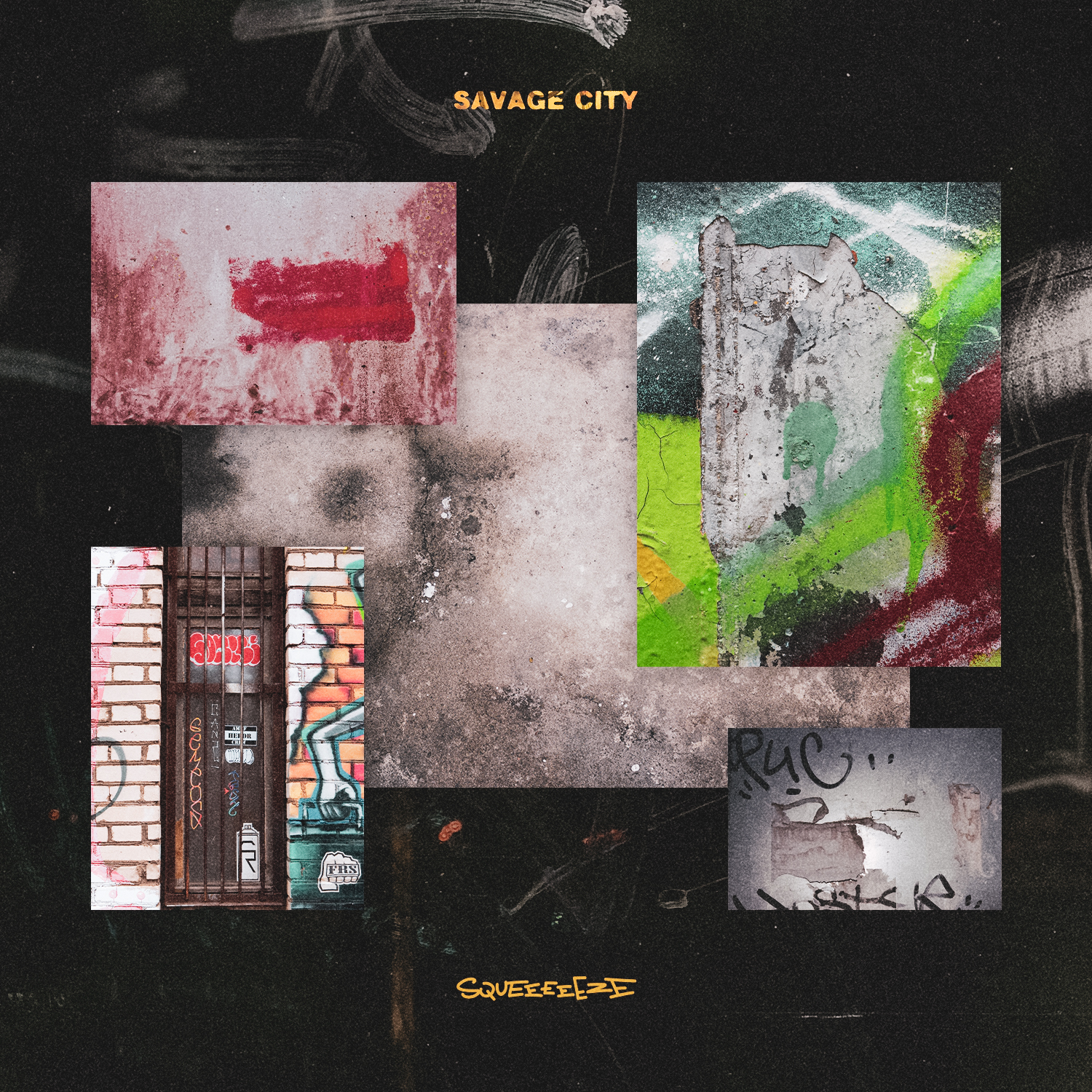 Savage City — vol. 1 shots of walls and textures 75张狂野城市艺术涂鸦不同纹理 -