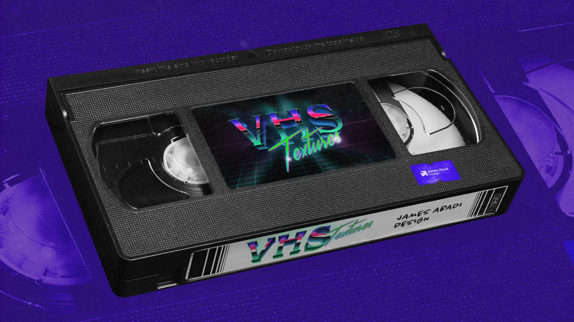 James Abadi Design - VHS TEXTURES 100多种复古高质量真实VHS和Hi8磁带中捕获VHS纹理剪辑（mov & mp4） -